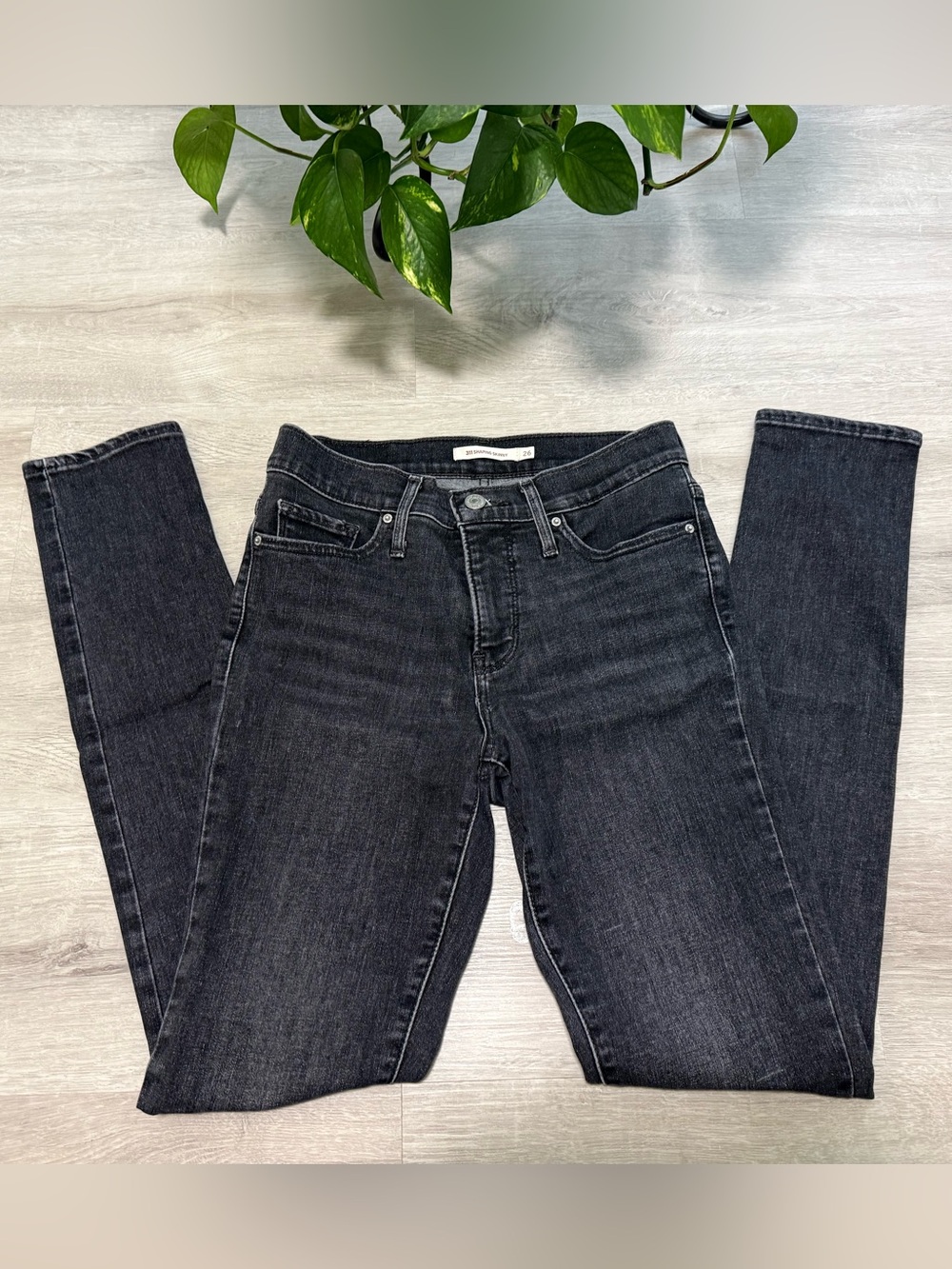Levi's 311 Shaping Skinny Jeans-Dark Grey Wash